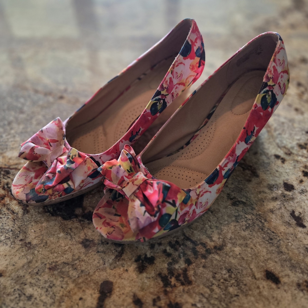 Floral Bow Women's Shoes